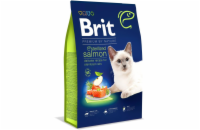 Brit Premium by Nature Cat. Sterilized Salmon, 8kg granule pro kočky