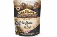 Carnilove Dog Pouch Paté Buffalo with Rose Petals 300g kapsičky pro psy