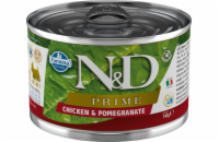 N&D PRIME DOG Adult Chicken & Pomegranate Mini 140g konzerva pro psy