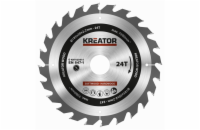 Kreator KRT020414 - Pilový kotouč na dřevo 185mm, 24T