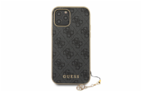 Guess 4G Charms Zadní Kryt pro iPhone 12/12 Pro 6.1 Grey