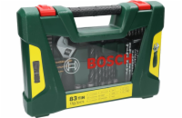 Bosch 83dílná sada vrtáků a bitů V-Line TiN s LED kapesní svítilnou a stavitelným klíčem (2.607.017.193)