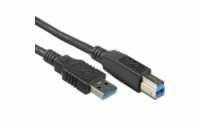 Kabel USB 3.0 Super-speed 5Gbps A-B, 9pin, 0,5m