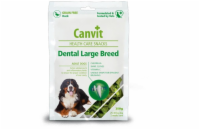 Canvit Snacks Dental Large Breed-Duck 250g pamlsek pro psy