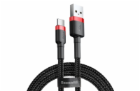 Baseus Cafule kabel USB-C 3A 0,5 m (červeno-černý)