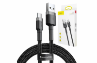 Kabel Baseus Cafule USB-C 2A 3m (černo-šedý)