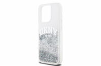 DKNY Liquid Glitter Arch Logo Zadní Kryt pro iPhone 14 Pro Max Transparent