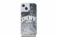 DKNY Liquid Glitter Arch Logo Zadní Kryt pro iPhone 15 Black