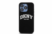 DKNY Liquid Silicone Arch Logo MagSafe Zadní Kryt pro iPhone 15 Pro Black