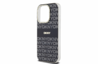 DKNY PC/TPU Repeat Pattern Tonal Stripe Magsafe Zadní Kryt pro iPhone 14 Pro Max Black