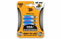 JCB OXI DIGITAL alkalická baterie LR03, blistr 4 ks