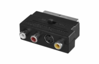 Redukce SCART na 3x CINCH + SVHS adaptér