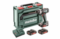 Metabo BS 18 L Set Aku vrtací šroubovák, 18V 3x2Ah Li-Power, Nabíječka SC30, metaBOX 145