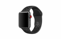 Tactical Double silikonový řemínek pro Apple Watch 4 44mm Black - černý