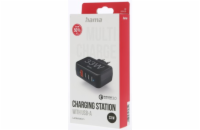 Hama rychlá síťová USB nabíječka 4x USB (1x QC), 33 W