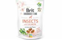 Brit Care Dog Crunchy Cracker. Insects with Salmon enriched with Thyme, 200g pamlsky pro psy