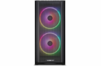 Lian Li LANCOOL 216 RGB, E-ATX skříň, midi tower - černá