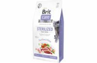 Brit Care Cat Grain-Free Sterilized Weight Control, 7kg granule pro kočky