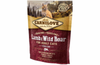 Carnilove Lamb & Wild Boar for Adult Cats – Sterilised 400g granule pro kočky