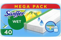 Swiffer Wet Citrus Fresh Náhradní vlhčené ubrousky na podlahu, 40 ks