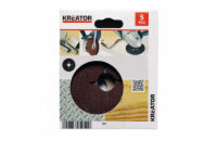 Kreator KRT250501 - 5x Brusný disk pro úhlové brusky 125 mm G24