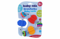 Baby Mix Dětské chrastítko barevný trojuhelník