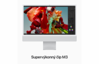 Apple iMac 24" M3 CZ Stříbrný (MQRK3CZ/A)