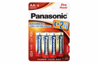 Panasonic LR6PPG/6BP Pro Power Gold