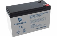 Conexpro baterie AGM 12V, 7,2Ah, životnost 5 let, Faston 6,3