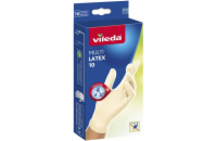 Vileda 170980 Natural Latex rukavice S/M 10 ks