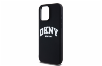 DKNY Liquid Silicone Arch Logo MagSafe Zadní Kryt pro iPhone 14 Pro Max Black