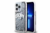 DKNY Liquid Glitter Arch Logo Zadní Kryt pro iPhone 15 Pro Black