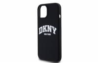 DKNY Liquid Silicone Arch Logo MagSafe Zadní Kryt pro iPhone 15 Black