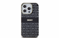 DKNY PC/TPU Repeat Pattern Tonal Stripe Magsafe Zadní Kryt pro iPhone 15 Pro Black