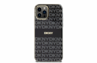 DKNY PC/TPU Repeat Pattern Tonal Stripe Magsafe Zadní Kryt pro iPhone 12/12 Pro Black