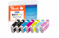 PEACH kompatibilní cartridge Epson T0807 MultiPack Plus