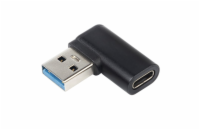 Premiumcord kur31-26 Zahnutá 90° redukce USB-C Female na USB-A Male