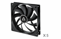 ARCTIC F12 Value Pack (Black) - ARCTIC F12 Case Fan - 120mm case fan low noise - Pack of 5pcs