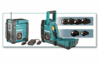 Makita DMR301 Aku rádio s nabíječkou, DAB, Bluetooth, Li-ion CXT 10,8/12V,LXT14,4/18V Z