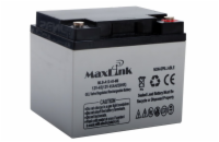 MaxLink olověná baterie AGM 12V 45Ah,konektor M6