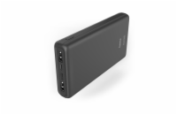 Hama ALU15HD, powerbank, 15000 mAh, 3 výstupy: 1x USB-C, 2x USB-A, hliníkové provedení, antracitová