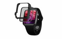 Ochranné tvrzené sklo FIXED 3D Full-Cover pro Apple Watch 42mm s aplikátorem, s lepením přes celý displej, černé