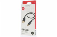 Hama kabel USB-C 2.0 typ A-C 1,5 m Flexible, silikonový, černá