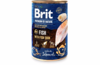 Brit Premium by Nature Fish with Fish Skin 400g konzerva pro psy