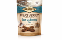 Carnilove Jerky Duck & Herring Fillet 100g pamlsky pro psy