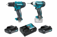 Makita CLX224X Aku sada DF333DZ+TD110DZ+2xaku+kufr Li-ion CXT 12V