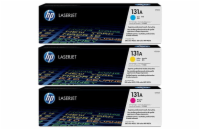 HP U0SL1AM - originální HP 131A CMY LJ Toner, 3-pack, U0SL1AM (1,800 / 1,800 / 1,800 pages)