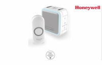 Honeywell Home DC515N bezdrátový zvonek Series 5, 150 m, 6 melodií, přenosná základna bílá, design. tlačítko