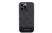 Guess PU 4G Stripe MagSafe Zadní Kryt pro iPhone 15 Pro Max Black