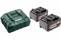 Metabo nabíječka ASC 55 + 2x akumulátor Li-Power 18V/4Ah